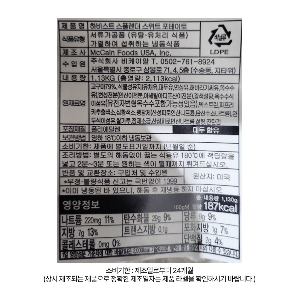 상품정보 제공고시
